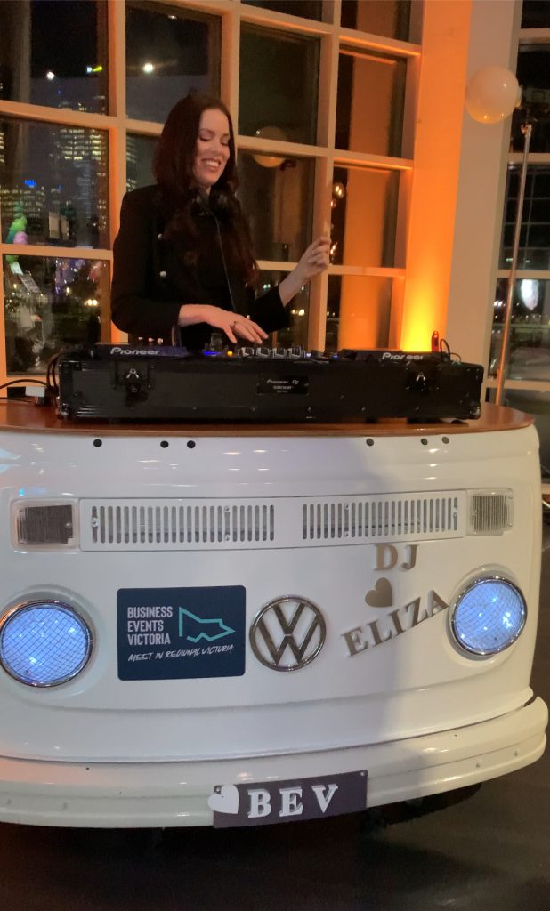 DJ booth corporate event Melbourne networking